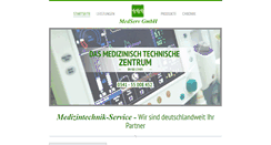 Desktop Screenshot of medserv-leipzig.de
